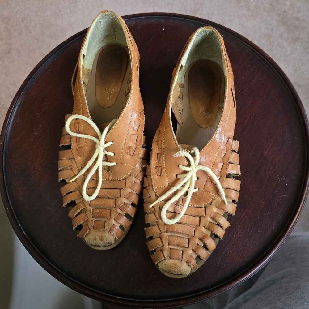 Made In Brazil Leather Huaraches
